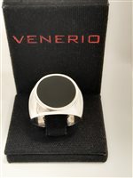 Anello Venerio Uomo in Argento Onice AN149 - AN149